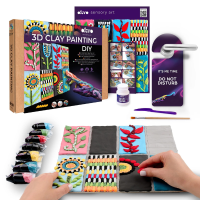Объемная 3D картина из воздушного пластилина Air Clay 30×30 см — Patchwork Garden Объемная 3D картина из воздушного пластилина Air Clay 30×30 см — Patchwork Garden
