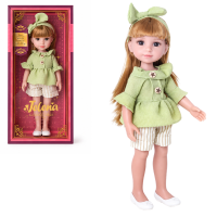 #01 Păpușă „Jelena” în ținută verde, 38 cm