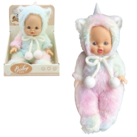 #01 Bebeluș în costum de unicorn, 22 cm
