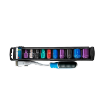 Set de capete tubulare si accesorii Hogert HT1R382 Set de capete tubulare si accesorii Hogert HT1R382