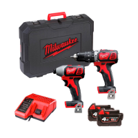 Аккумуляторный набор инструментов Milwaukee M18 BPP2C-402C 4933443552 Аккумуляторный набор инструментов Milwaukee M18 BPP2C-402C 4933443552