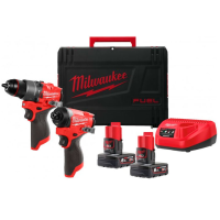 Аккумуляторный набор инструментов Milwaukee M12 FPP2A2-602X (4933480588) Аккумуляторный набор инструментов Milwaukee M12 FPP2A2-602X (4933480588)