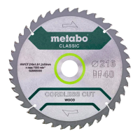 Пильный диск по дереву Metabo Precision CUT (628065000) Пильный диск по дереву Metabo Precision CUT (628065000)