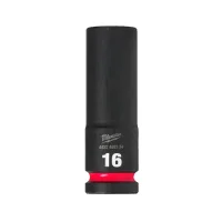Cheie tubulară de impact prelungită Milwaukee ShW 16 mm, 1/2 Cheie tubulară de impact prelungită Milwaukee ShW 16 mm, 1/2