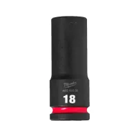 Cheie tubulară de impact prelungită Milwaukee ShW 18 mm, 1/2 Cheie tubulară de impact prelungită Milwaukee ShW 18 mm, 1/2