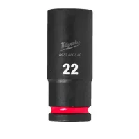 Cheie tubulară de impact prelungită Milwaukee ShW 22 mm, 1/2 Cheie tubulară de impact prelungită Milwaukee ShW 22 mm, 1/2