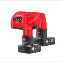 M12NRG-602 Set de acumulatoare 12V 6.0 Ah x 2 si incarcator MILWAUKEE 4933451903