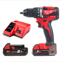 M18CBLDD-202C Masina de gaurit si insurubat cu acumulator MILWAUKEE  4933464317