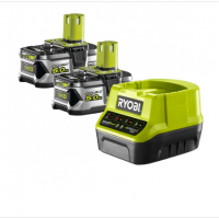 RC18120-250X Комплект аккумулятор + зарядное устройство 2x5,0 Ач RYOBI/5133005308 RC18120-250X Комплект аккумулятор + зарядное устройство 2x5,0 Ач RYOBI/5133005308