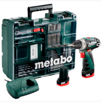 PowerMaxx BS Basic Workshop  2x2.0 Ah Masina de gaurit si insurubat cu acumulator METABO 600080880
