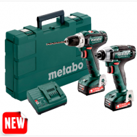BS+SSD 12V 2x2.0 Ah Combo Set masini de insurubat METABO 685166000 BS+SSD 12V 2x2.0 Ah Combo Set masini de insurubat METABO 685166000