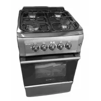 Плита Zanetti Z500 E Silver 50x55, 4 газ.конфорки.,электро духовка,СЕРЕБРИСТАЯ, Плита Zanetti Z500 E Silver 50x55, 4 газ.конфорки.,электро духовка,СЕРЕБРИСТАЯ,