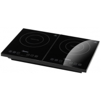 Плита Midea MC-ID356-Y 2-конфорки индукционная ,электрическая,3.5 kw,стеклокерамика,Управление сенсорное.черный(Настольная)