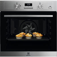 Духовка Электрическая Electrolux EOD3H70X Число режимов 9. 72 л ,A .Дисплей,Таймер,Гриль,Двойная конвекция,.inox