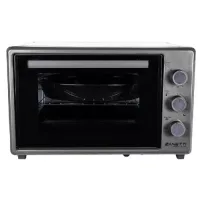 Электрическая Духовка ZANETTI CE 48 Grey Turbo Vertel59X39X33,, 48 л,1600 вт,Vertel,Конвекция.Таймер,Гриль,два протевня,серый,