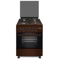 Плита Zanetti Z60 EBR Fonta FFD 60x60, GAZ CONTROL 4 газ.конфорки,чугунные решетки .электроподжиг,электро духовка,коричневая Плита Zanetti Z60 EBR Fonta FFD 60x60, GAZ CONTROL 4 газ.конфорки,чугунные решетки .электроподжиг,электро духовка,коричневая