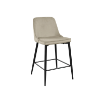 Барный Стул Clasic Small Beige HLR7+Black Legs