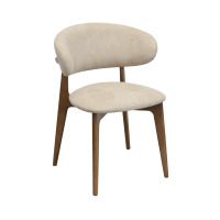 Scaun Roses Mustang Krem+Oak Legs Scaun Roses Mustang Krem+Oak Legs