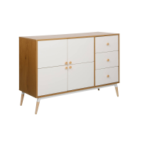 Шкаф Marani 120×40×81H Дуб/Белый Шкаф Marani 120×40×81H Дуб/Белый