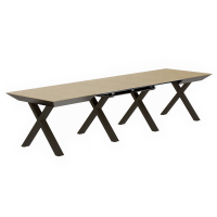 Cтол Раздвижной Madrid Natural Wood+Black Legs Cтол Раздвижной Madrid Natural Wood+Black Legs