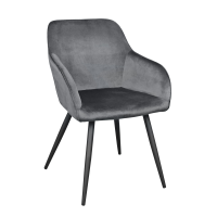 Scaun Airis Catifea Grey HLR21+Black Legs