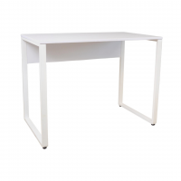 Masa Birou B-100 (100×55) White/White Masa Birou B-100 (100×55) White/White