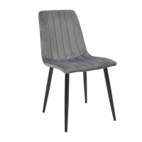 Scaun DC-90P-N20 Catifea Grey+Black Legs