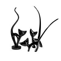 Набор Deco Pisici Black 3 pcs