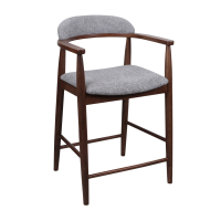 Барный стул Midas Light Grey (SD207-6) + WALNUT 5544