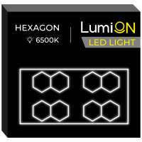 Sistem de iluminat modular LumiON LO-4 (484,5×243,5 cm) Lumina Alb