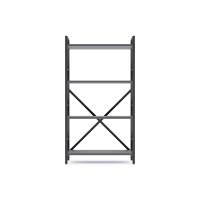 Raft metalic Nex Loft 1100x600x240 mm, 4 rafturi, PAL, Anthracite/ Anthracite