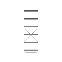 Raft metalic Nex Loft 1800x600x240 mm, 6 rafturi, PAL, White/ Anthracite