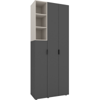 Шкаф с распашными дверями Nex Home A003L, 900x420x2300 мм, Anthracite/Cashmere Шкаф с распашными дверями Nex Home A003L, 900x420x2300 мм, Anthracite/Cashmere