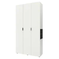 Шкаф с распашными дверями Nex Home A015R, 1200x420x2300 мм, White Snow-Anthracite