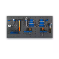 Panou metalic perforat pentru unelte NEX 1215x575x15 mm, Antracit