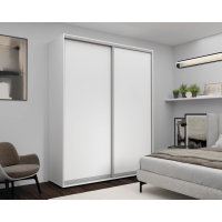 Шкаф с раздвижными дверями Nex Home, PAL, Белый 200x60x240 см Шкаф с раздвижными дверями Nex Home, PAL, Белый 200x60x240 см