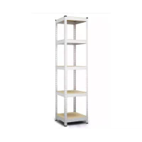 Стеллаж для хранения Nex Budget 1800x400x400 мм, 5 полок МДФ, оцинкованный