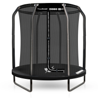 Детский садовый батут THUNDER INSIDE ELITE 4,5FT (140см) Black
