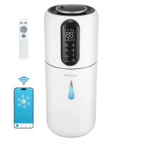 Umidificator Evoair STEAMIX 3800 Smart, Wifi, Rezervor 3.8L, Capacitate de umidificare 300ml/h Umidificator Evoair STEAMIX 3800 Smart, Wifi, Rezervor 3.8L, Capacitate de umidificare 300ml/h