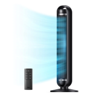 Ventilator turn DREO Nomad DR-HTF014, 8 viteze, 4 moduri de functionare,telecomanda, negru