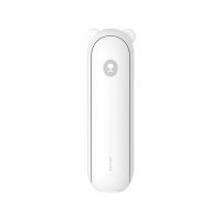 Ventilator portabil de mina JISULIFE F8 Plus, autonomie 11-46h, baterie 4500mAh, 3 viteze, Alb