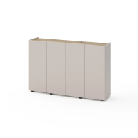 Комод Nex Home B020, 1400x350x920 мм, ЛДСП, Кашемир / Дуб Артисан Комод Nex Home B020, 1400x350x920 мм, ЛДСП, Кашемир / Дуб Артисан