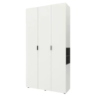 Шкаф с распашными дверями Nex Home A015R, 1200x420x2300 мм, White Snow-Anthracite Шкаф с распашными дверями Nex Home A015R, 1200x420x2300 мм, White Snow-Anthracite