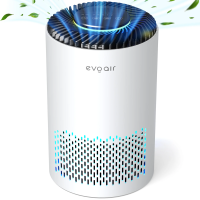 Очиститель воздуха Evoair Zuno, фильтр 3 в 1 True HEPA, активированный уголь, УФ-лампа, 3 скорости, белый
