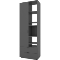 Dulap cu usi batante Nex Home A001R, 800x420x2300 mm, PAL Anthracit Dulap cu usi batante Nex Home A001R, 800x420x2300 mm, PAL Anthracit