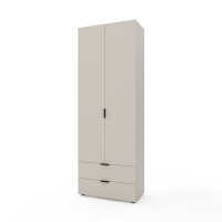 Dulap cu usi batante Nex Home A004, 800x420x2300 mm, Cashmere