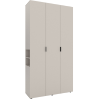 Dulap cu usi batante Nex Home A015L, 1200x420x2300 mm, Cashmere