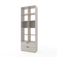 Dulap pentru documente Nex Home A033, 800x420x2300 mm, PAL, Cashmere