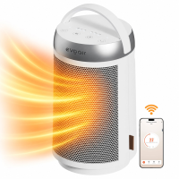 Керамический тепловентилятор Evoair Warmix 1500, Wi-Fi, Управление через приложение SmartLife, Белый