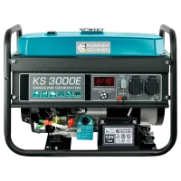 Генератор-бенз.3kW/230V/208сm3/47kg/Man/eleс.AVR.K&S